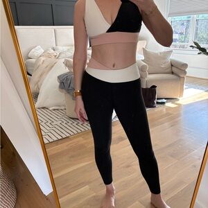 Chic Colorblock Activewear Set